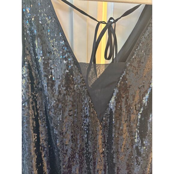 NWT LA LIGNE OONA DRESS - BLACK, Med $475 - Picture 5 of 13